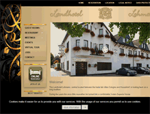 Tablet Screenshot of landhotel-lohmann.de